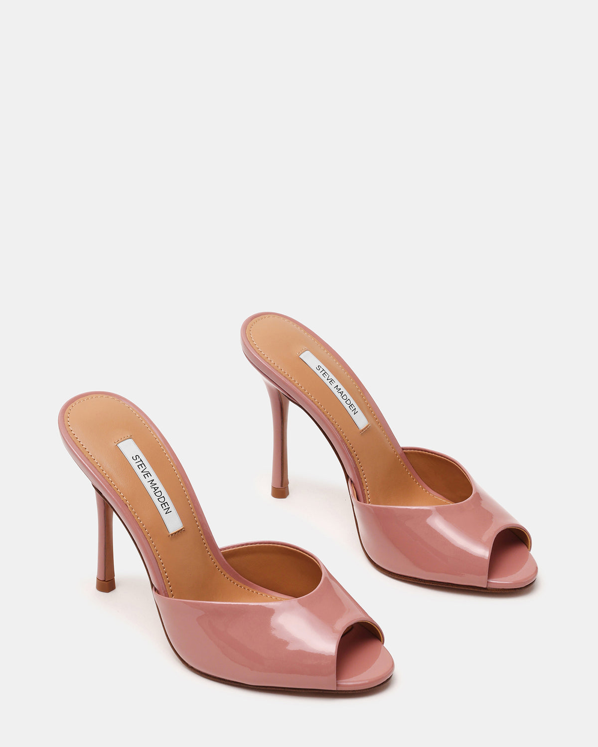 PRIYA Dark Blush Patent Mule Women's Heel