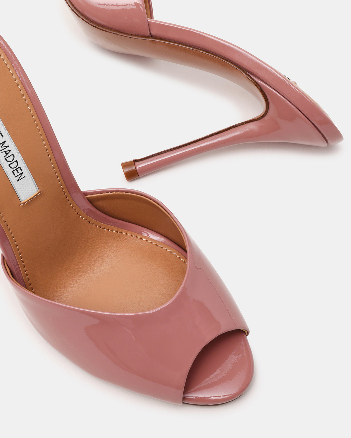 PRIYA Dark Blush Patent Mule Women's Heel
