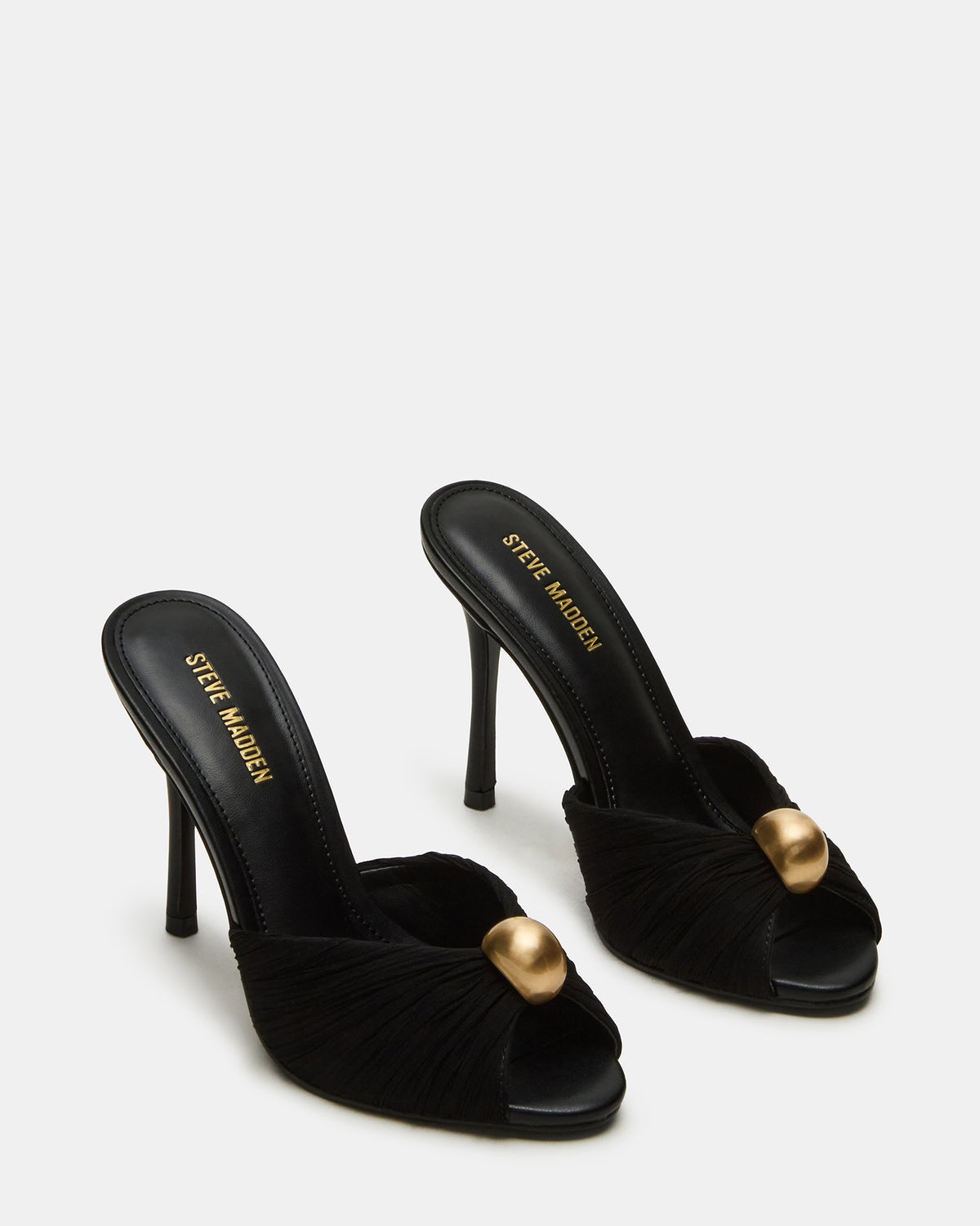 PRIYA Black/Gold Mule Women's Heel