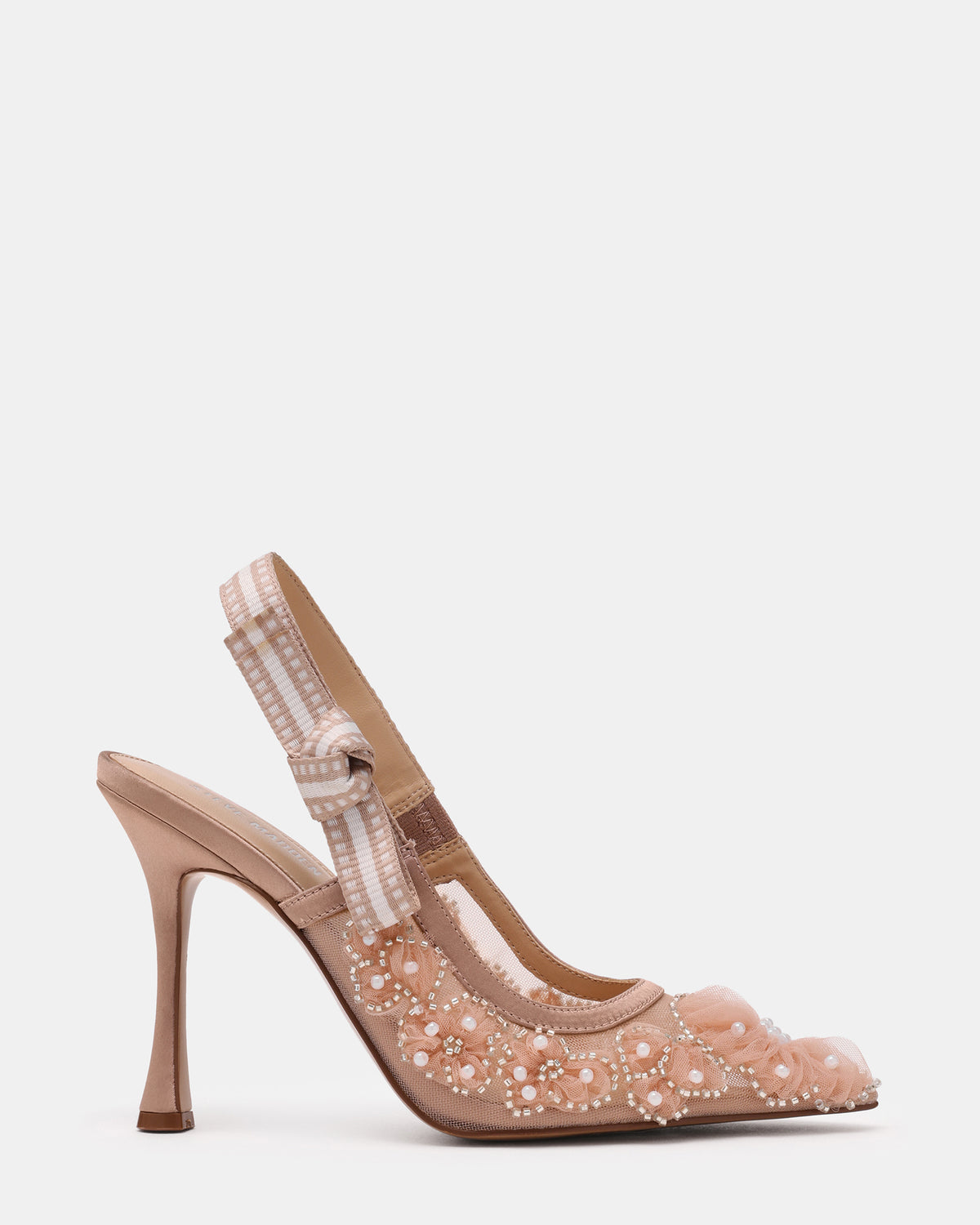 BRI Mesh Blush Slingback Pump Women's Heel