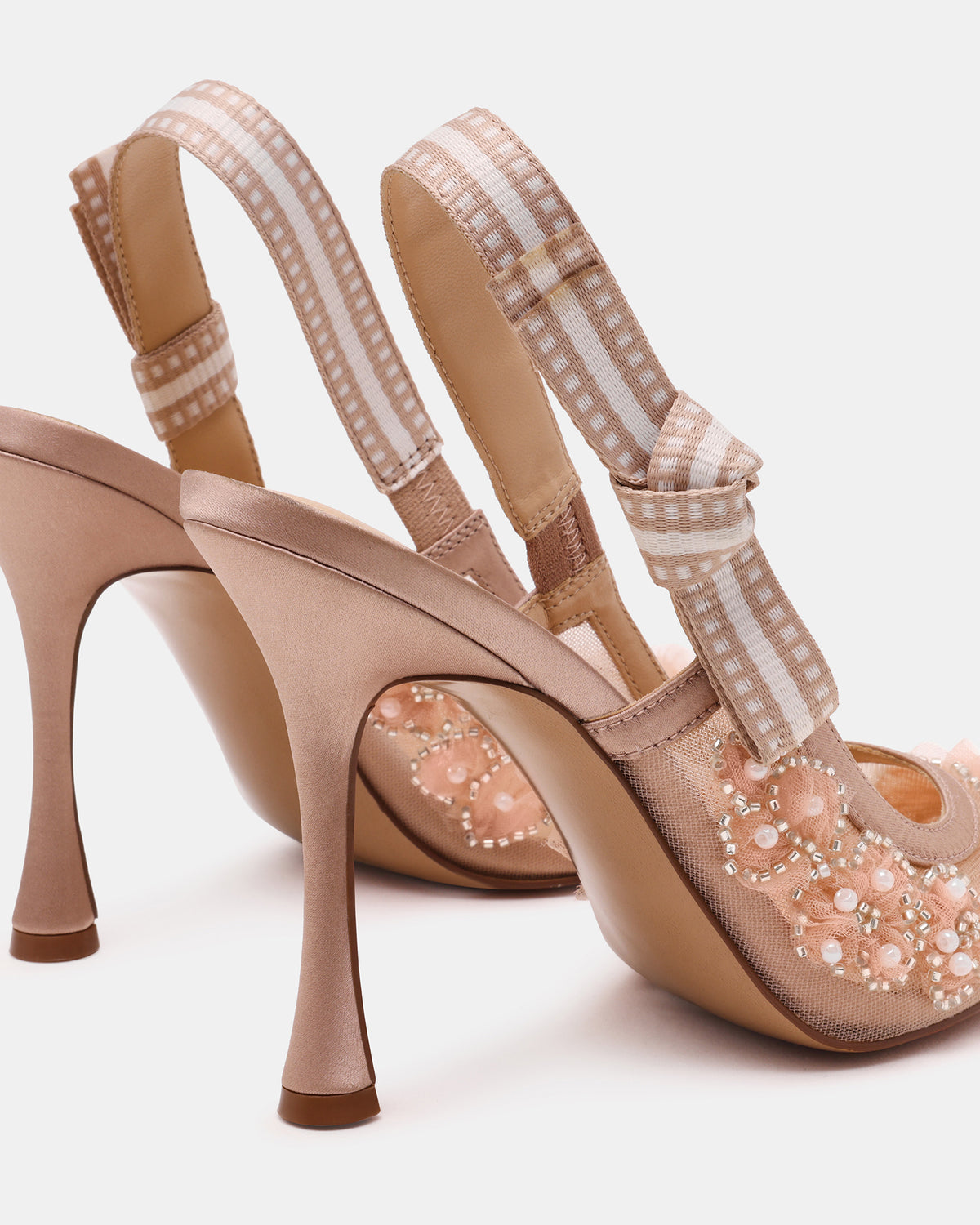 BRI Mesh Blush Slingback Pump Women's Heel