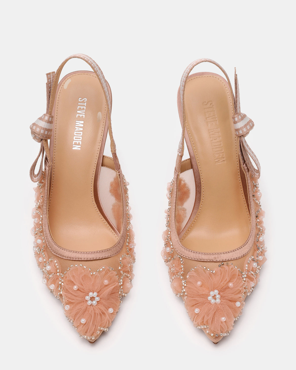 BRI Mesh Blush Slingback Pump Women's Heel