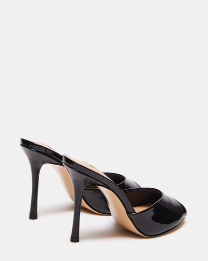 PRIYA Black Patent Women's Mule