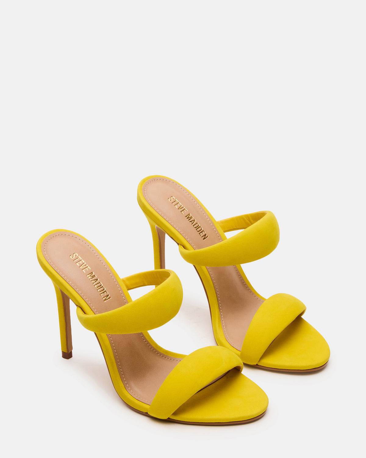 SATURN Yellow Stiletto Mule Women's Heel