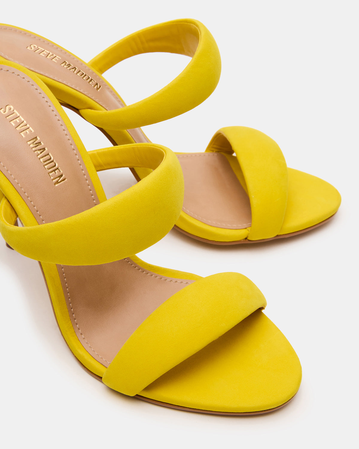 SATURN Yellow Stiletto Mule Women's Heel