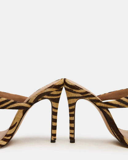 SATURN Tiger Stiletto Mule Women's Heel