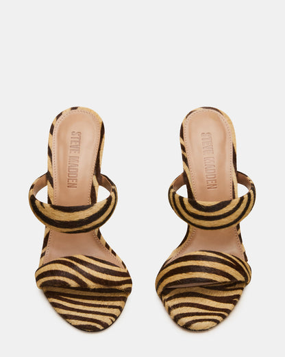 SATURN Tiger Stiletto Mule Women's Heel