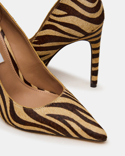 NOIR Tiger Pointed-Toe Stiletto Pump Women's Heels