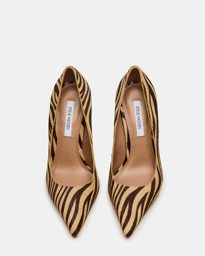 NOIR Tiger Pointed-Toe Stiletto Pump Women's Heels