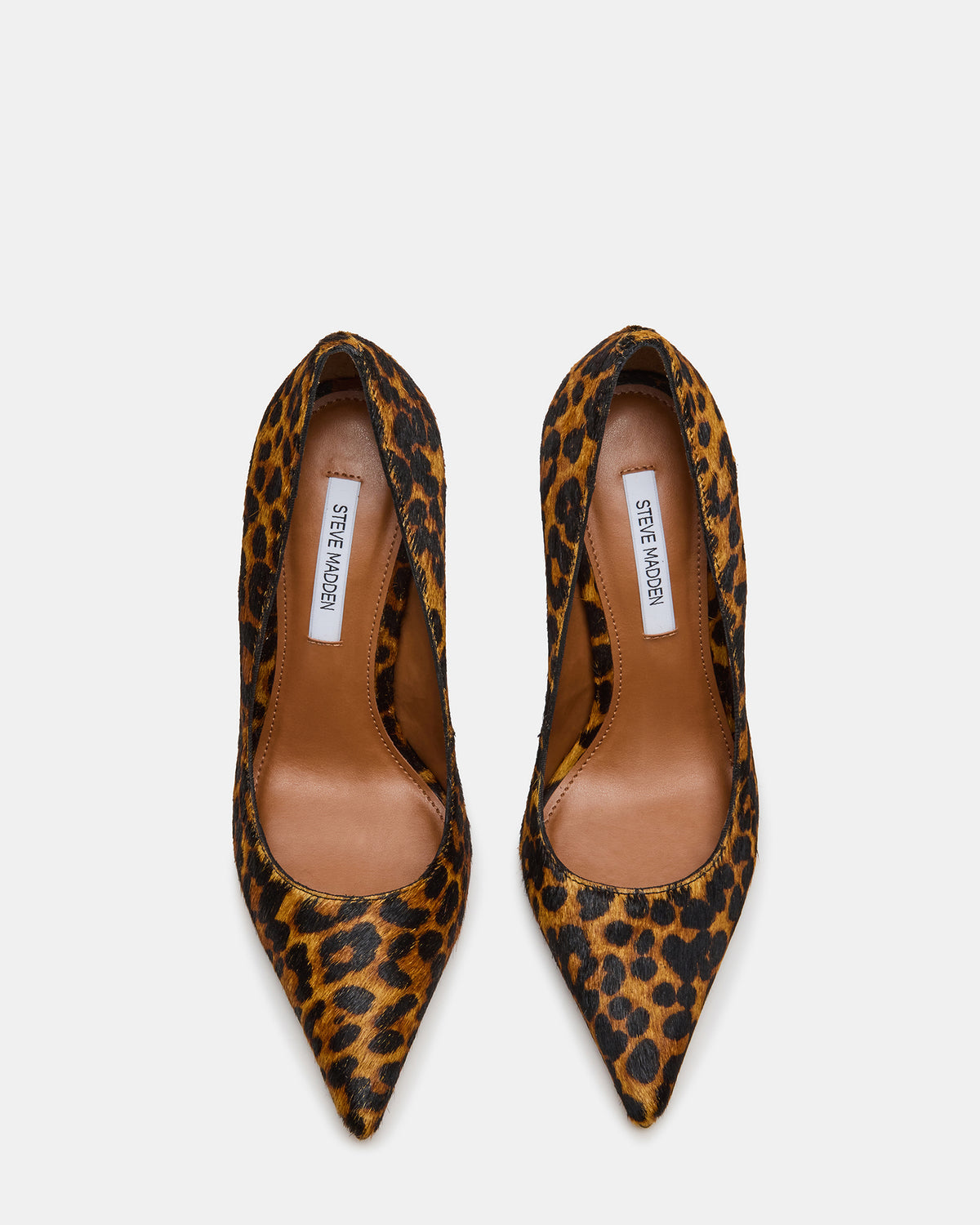 NOIR Leopard Pointed-Toe Stiletto Pump Women's Heels