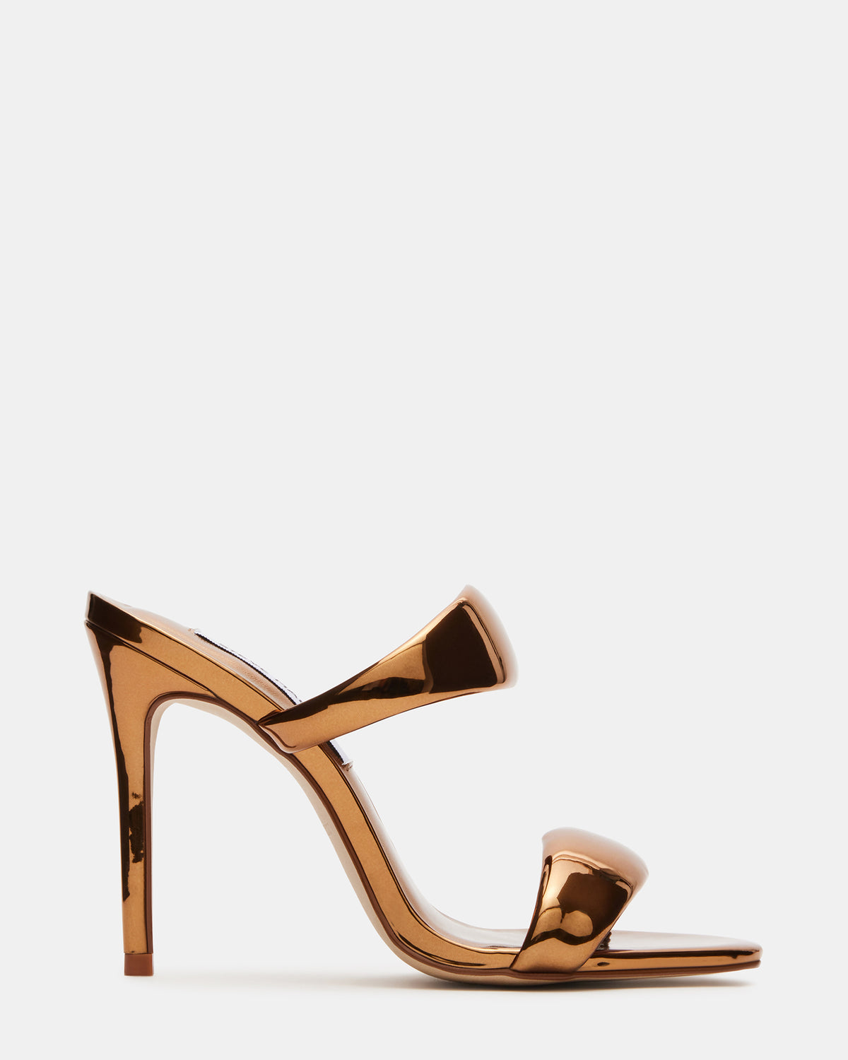 SATURN Bronze Stiletto Mule Women's Heel