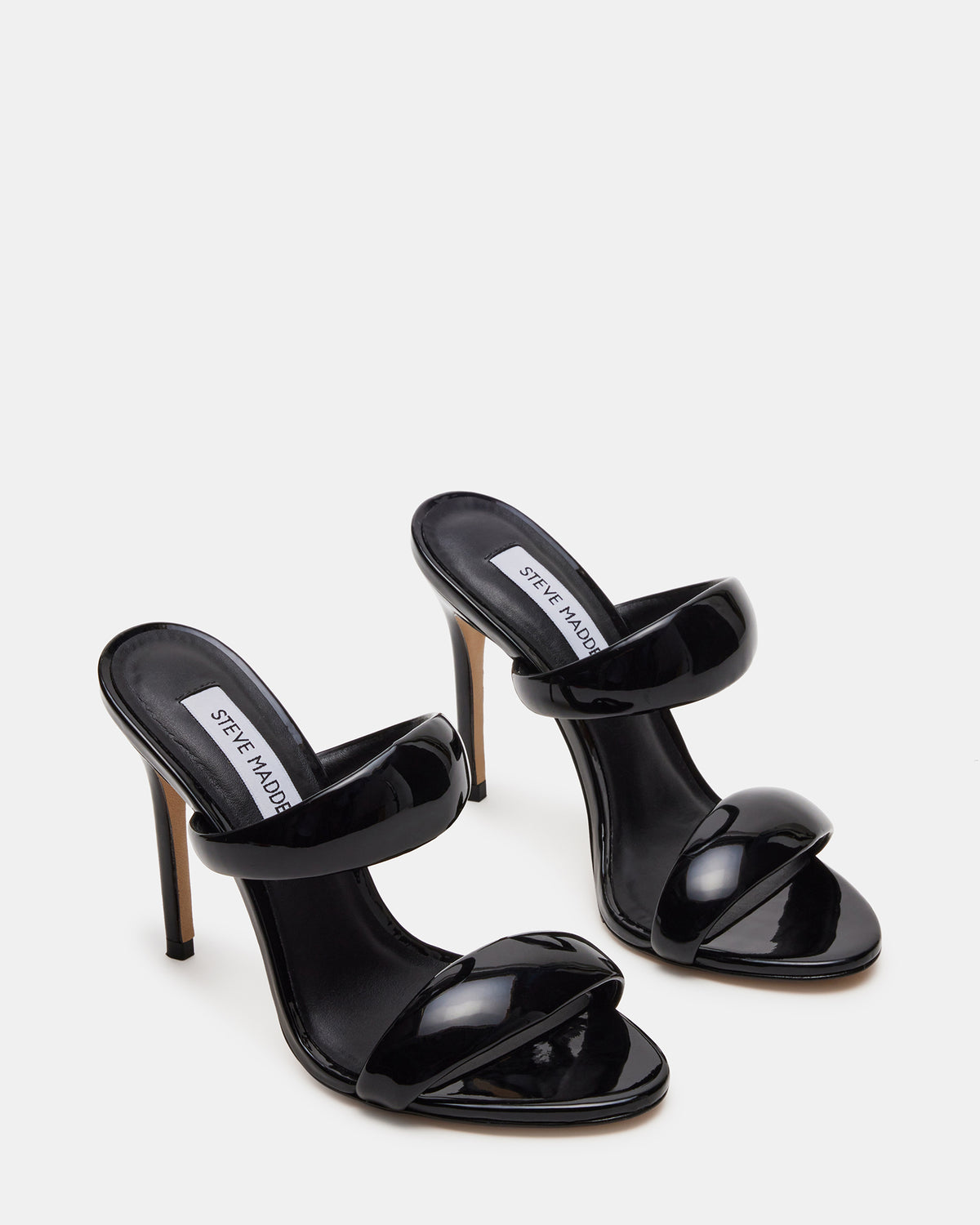 SATURN Black Stiletto Mule Women's Heel