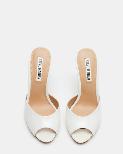 PRIYA White Patent Women's Mule