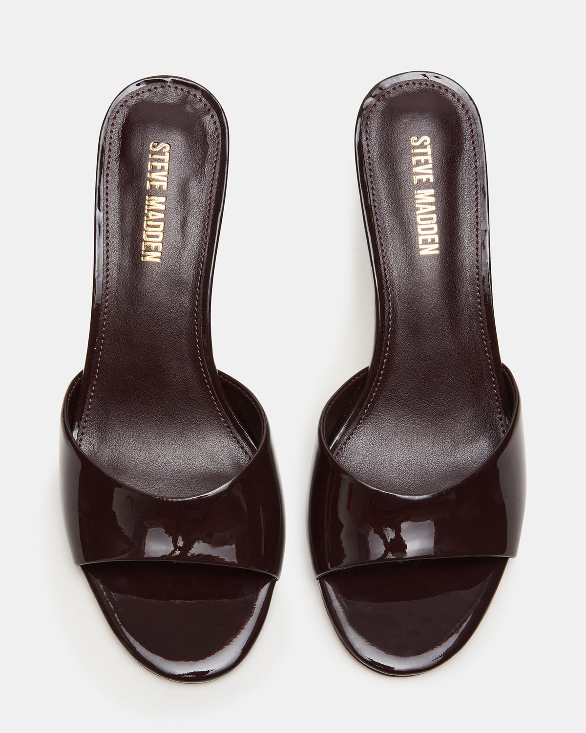 KENDRIX Brown Leather Women's Mule Heel
