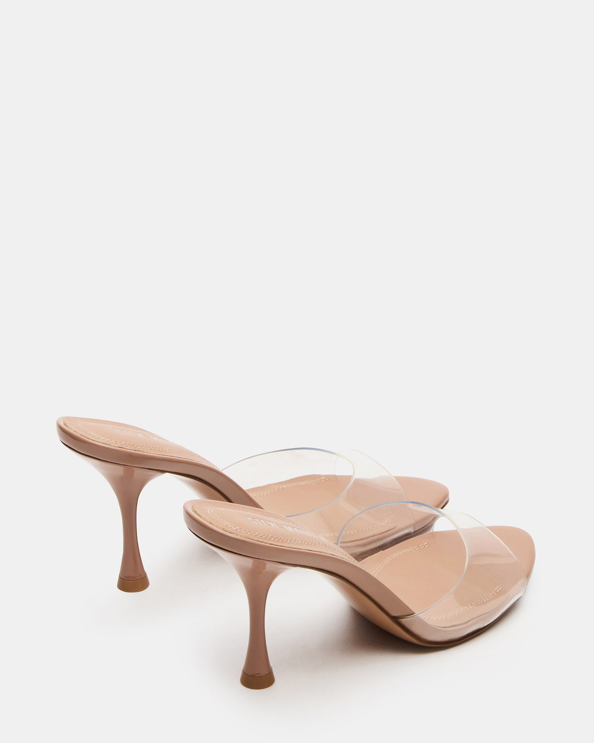 SANTI Clear Pointed-Toe Mule Women's Heel