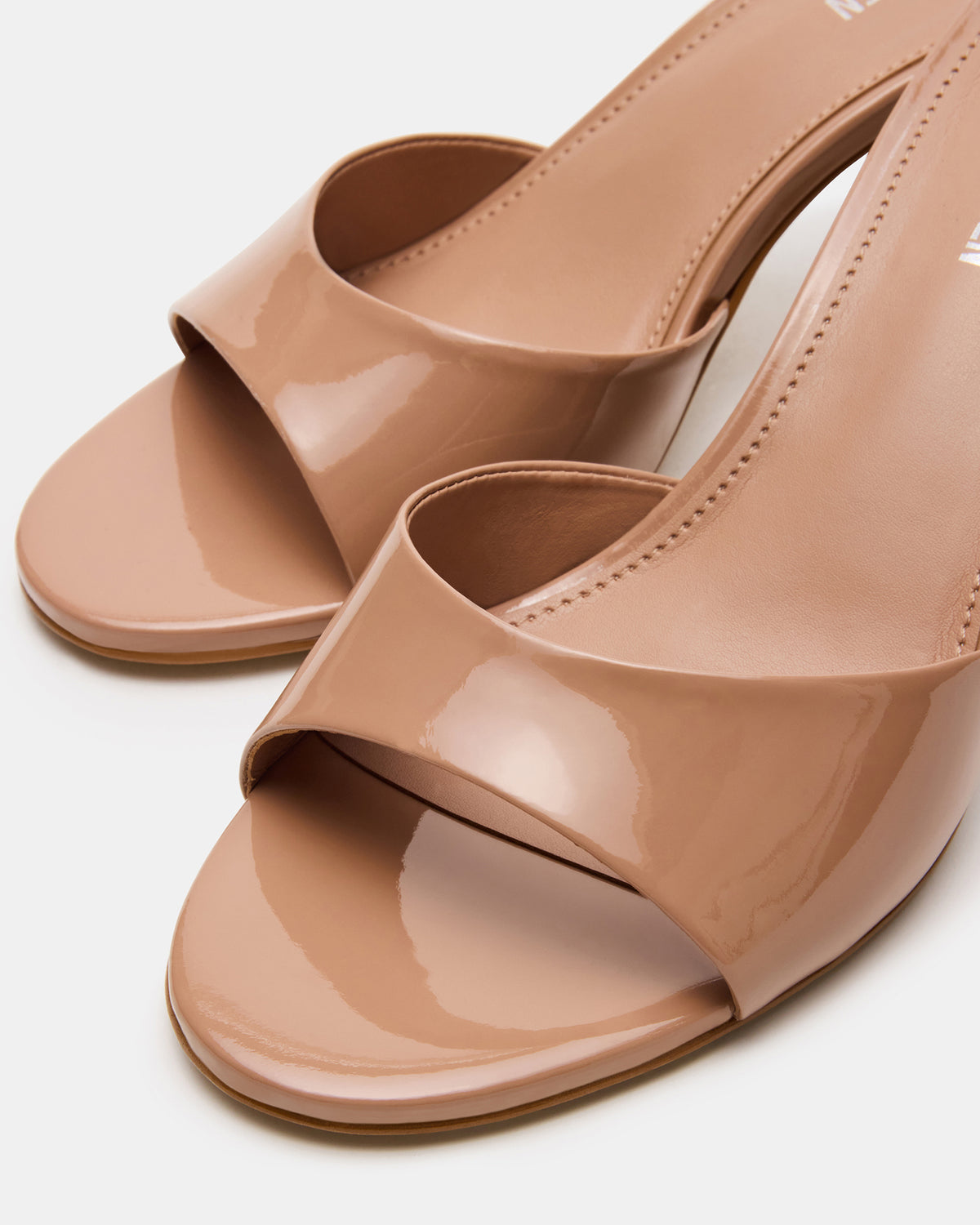 KENDRIX Blush Leather Women's Mule Heel