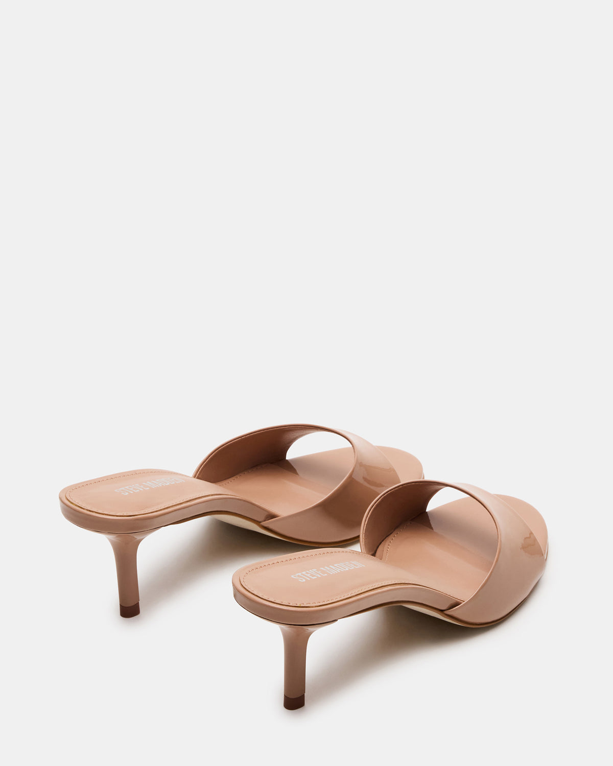 KENDRIX Blush Leather Women's Mule Heel