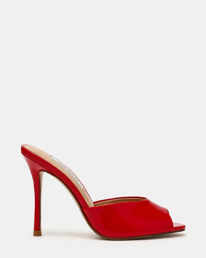 PRIYA Red Patent Mule Women's Heel