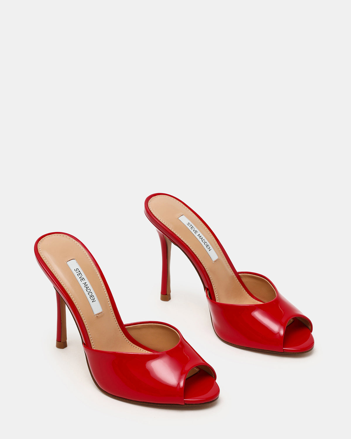 PRIYA Red Patent Mule Women's Heel