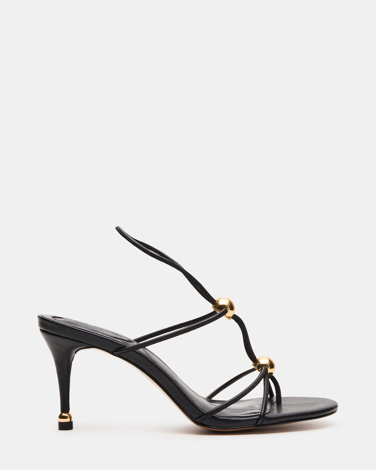 RAMOS Black Strappy Stiletto Women's Heel