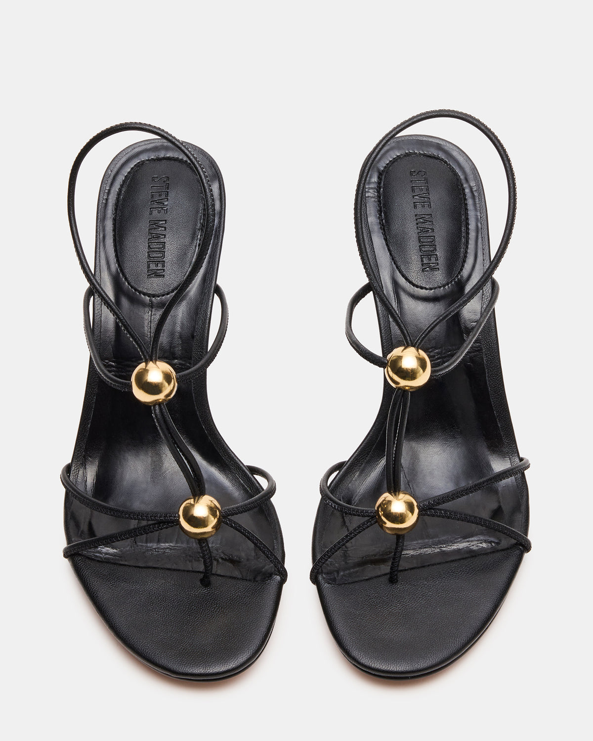 RAMOS Black Strappy Stiletto Women's Heel