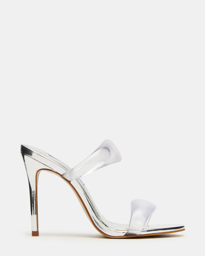 SATURN Jelly Clear Stiletto Mule Women's Heel