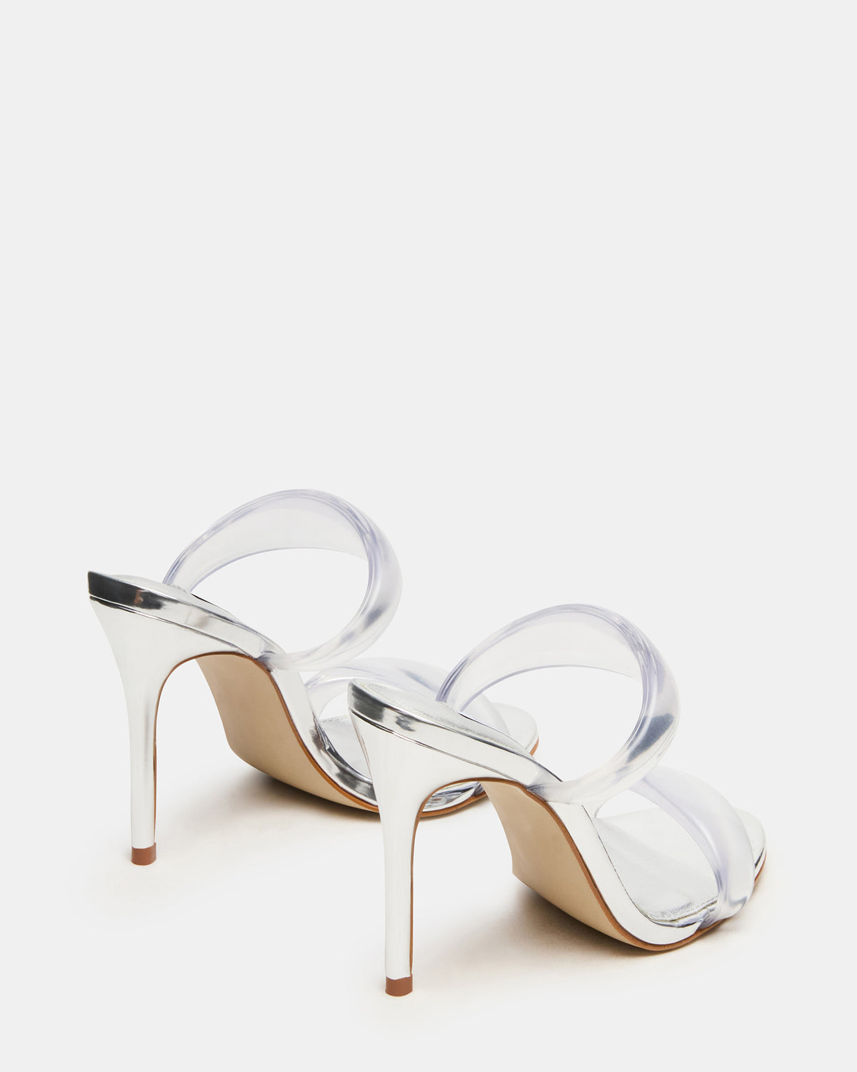 SATURN Jelly Clear Stiletto Mule Women's Heel