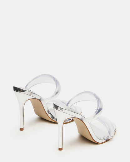 SATURN Jelly Clear Stiletto Mule Women's Heel