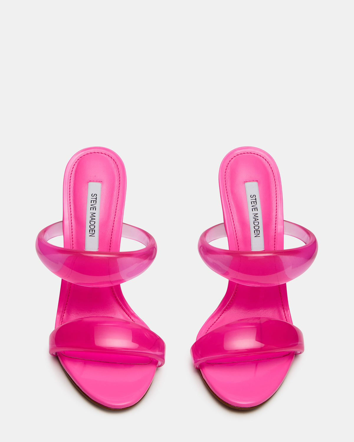 SATURN Jelly Pink Stiletto Mule Women's Heel