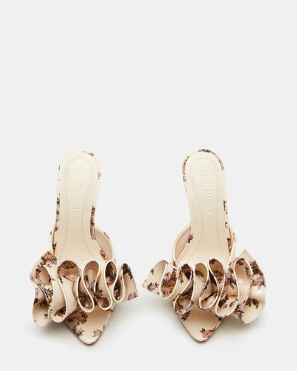 AFFINITY Floral Women's Multi Pointed-Toe Stiletto Mule Heel