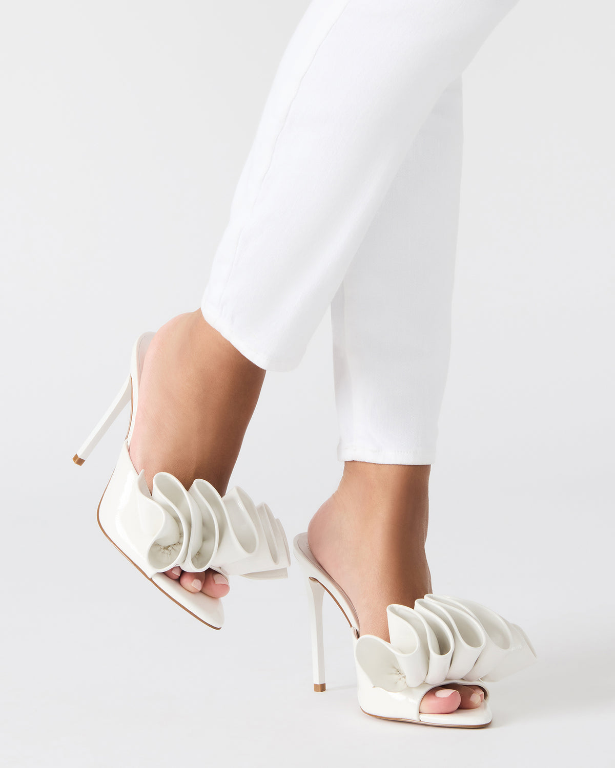 AFFINITY Floral Women's Multi Pointed-Toe Stiletto Mule Heel