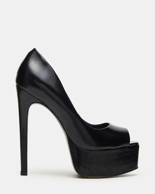 IVES Black Box Platform Square-Toe Stiletto Women's Heel