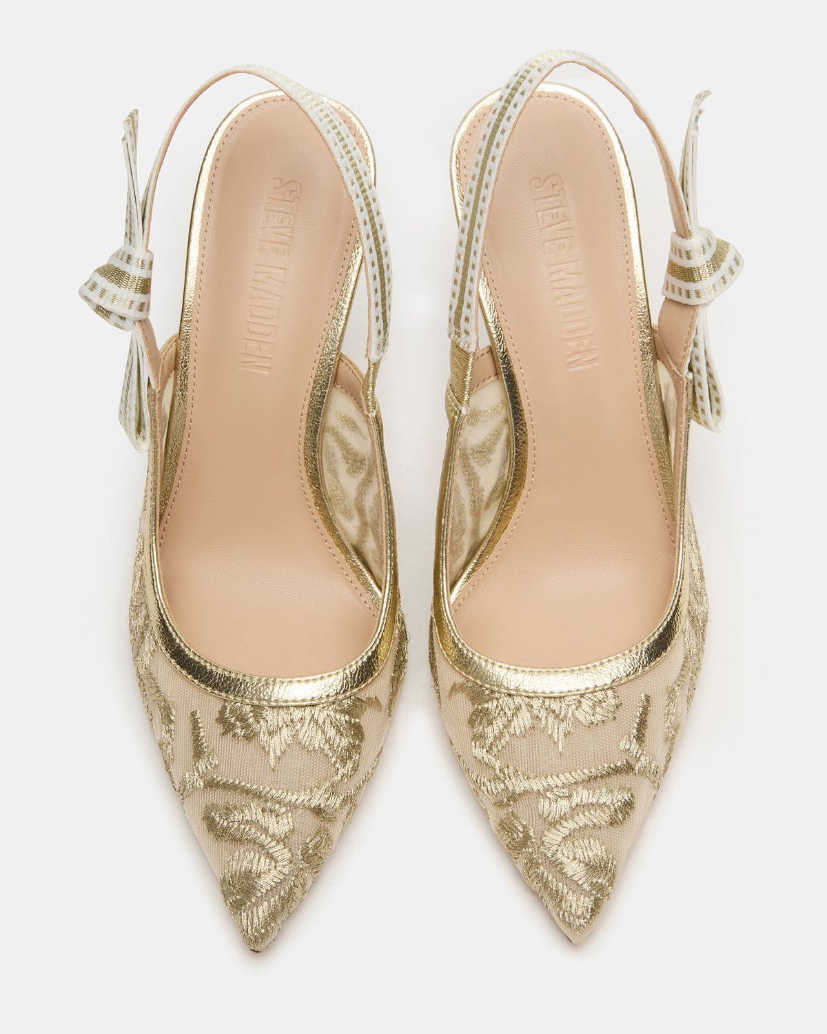 BRI Gold Multi Slingback Pump Women's Heel