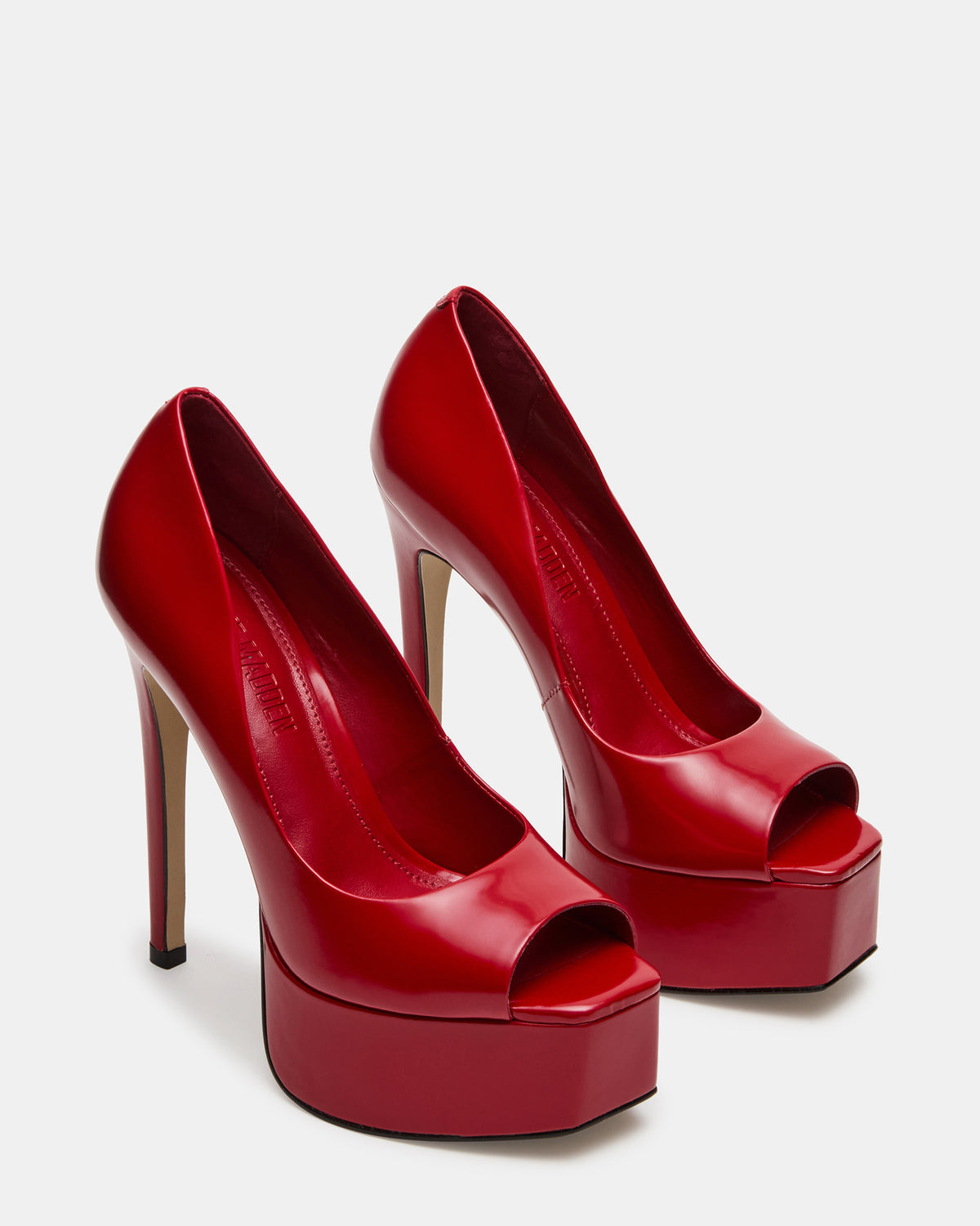 IVES Red Box Platform Square-Toe Stiletto Women's Heel