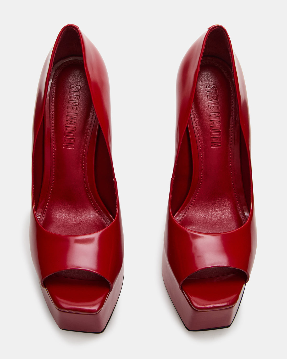IVES Red Box Platform Square-Toe Stiletto Women's Heel