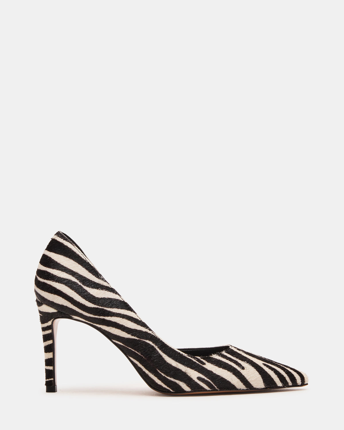 NULA Zebra Pointed-Toe Stiletto Pump Women's Heel