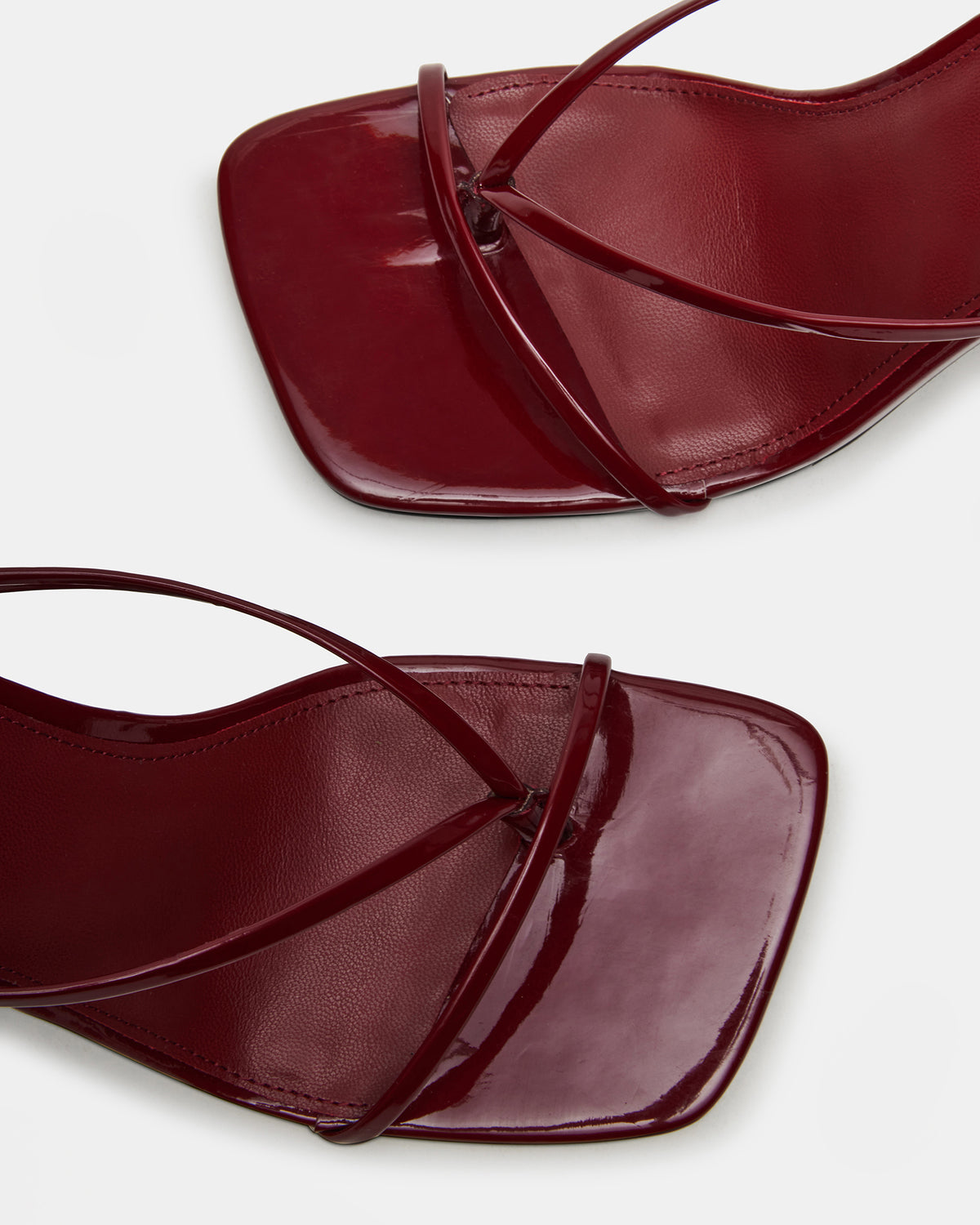 ANNIE Wine Women's Strappy Square Toe Heel