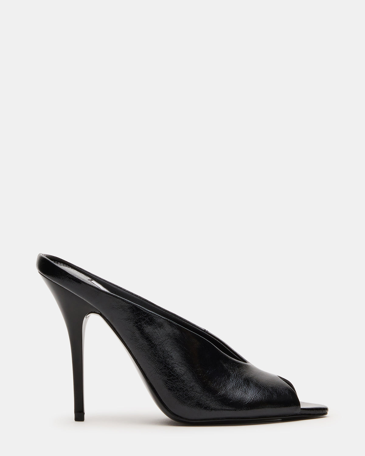 AGAZE Black Peep-Toe Stiletto Women's Heel