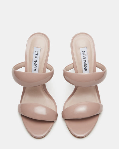 SATURN Blush Patent Stiletto Mule Women's Heel