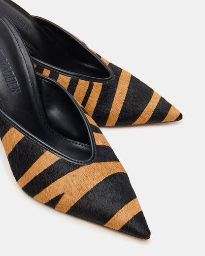 LITA Tiger Pointed-Toe Mule Pump Women's Heel