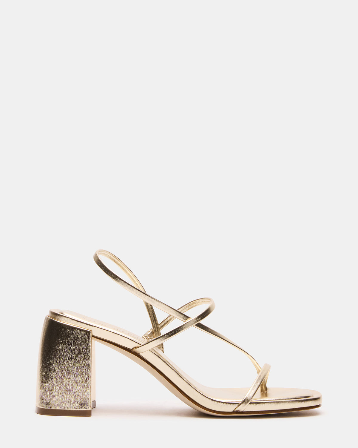 DIORA Gold Women's Strappy Square-Toe Heel