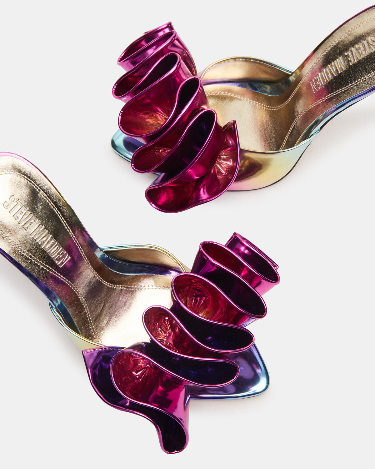 AFFINITY Metallic Multi Women's Pointed-Toe Stiletto Mule Heel