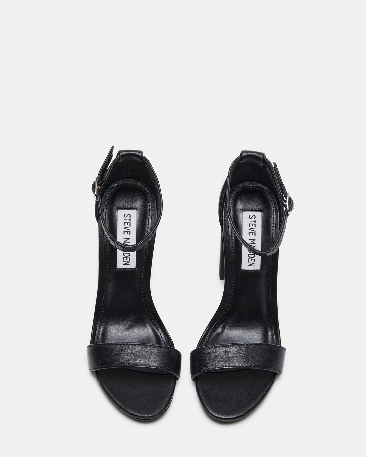 CARRSON Black Leather Women's Heel