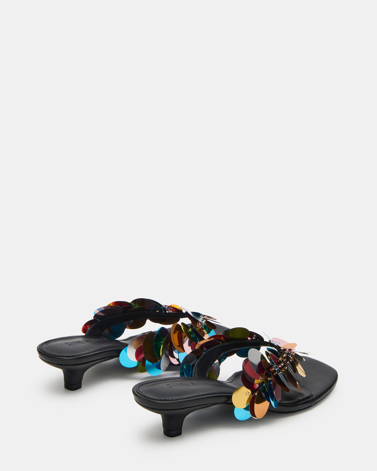 TRACIE Bright Multi Thong Strap Women's Kitten Heel
