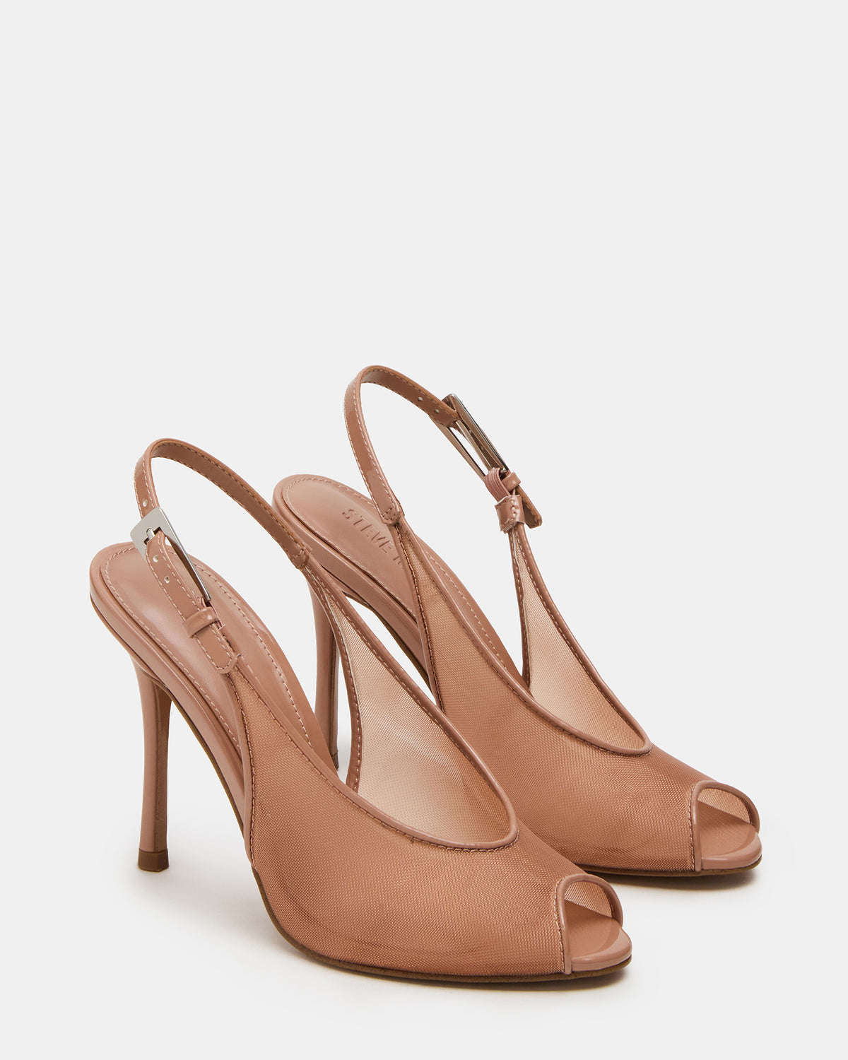 PRESCOTT Natural Mesh Women's Slingback Stiletto Heel