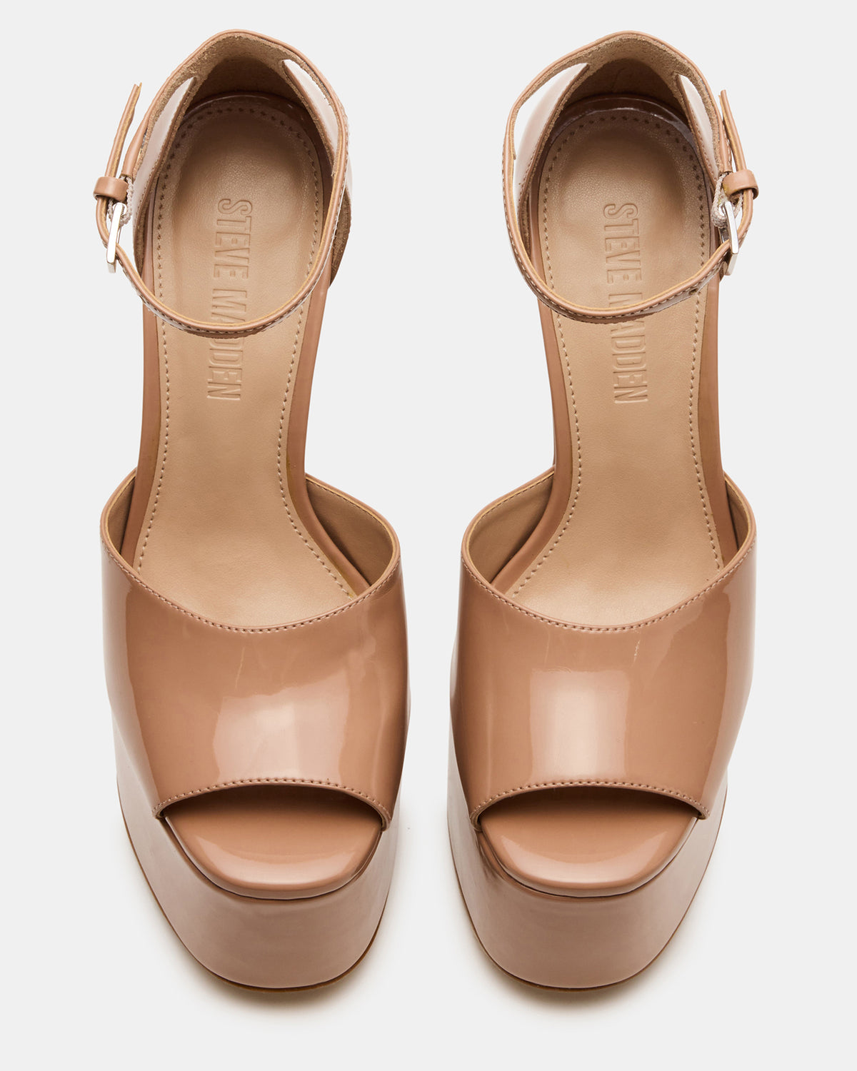 NIGHTFALL Blush Patent Women's Platform Blcok Heel