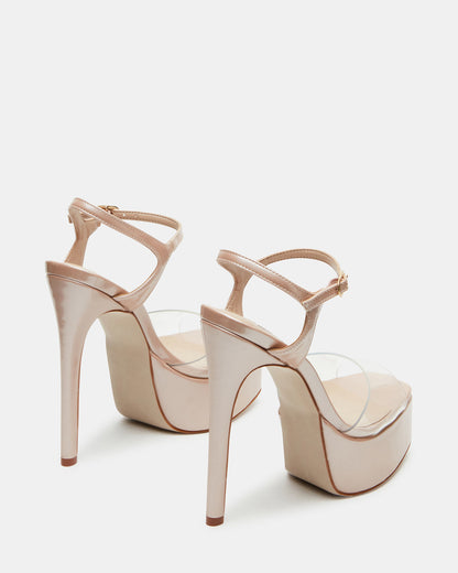 COLOGNE Clear Platform Stiletto Women's Heel