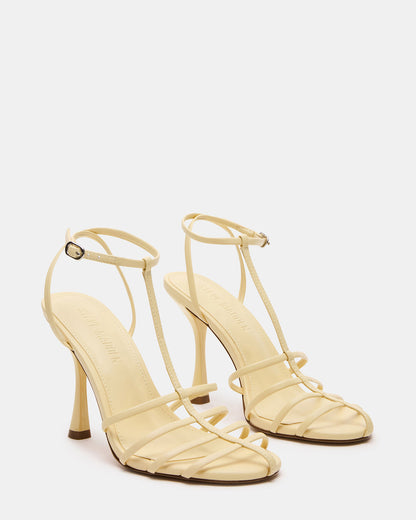 TILDAH BUTTER Leather Strappy Rounded Toe Women's Heel