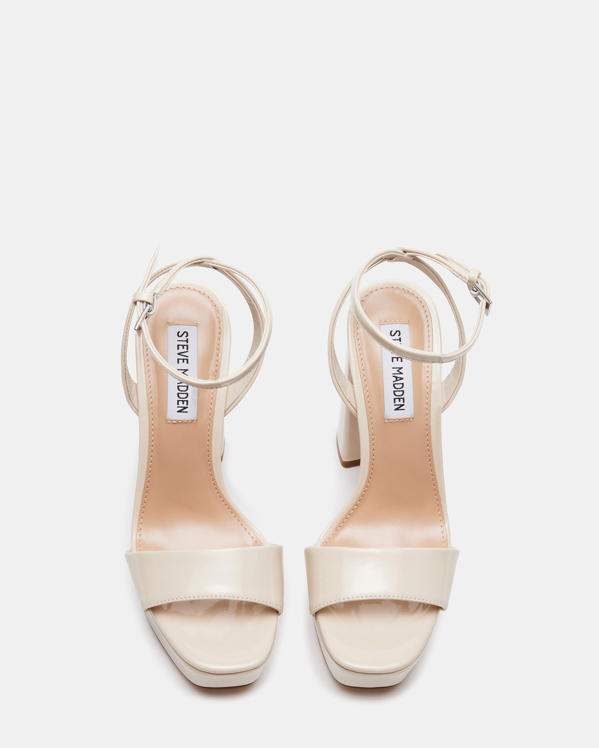 LESSA Bone Patent Platform Block Heel | Women's Heels