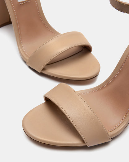 CARRSON Blush Leather Women's Heel